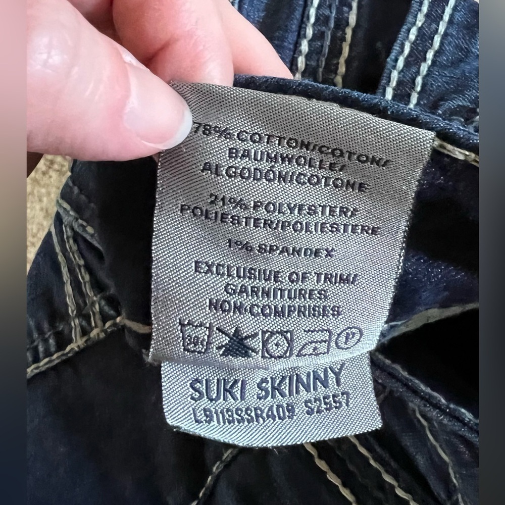 Women’s silver jeans SUKI skinny 24/31 - Picture 6 of 7